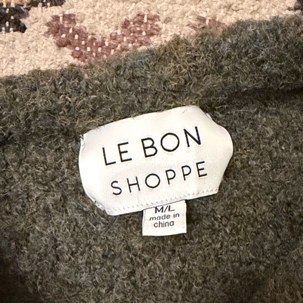 Le Bon Shoppe Envie Sweater - Olive Branch M/L - Picture 5 of 6